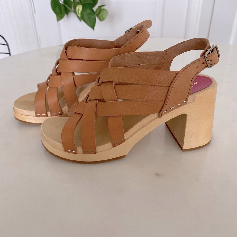 Swedish Hasbeens leather Vivi
